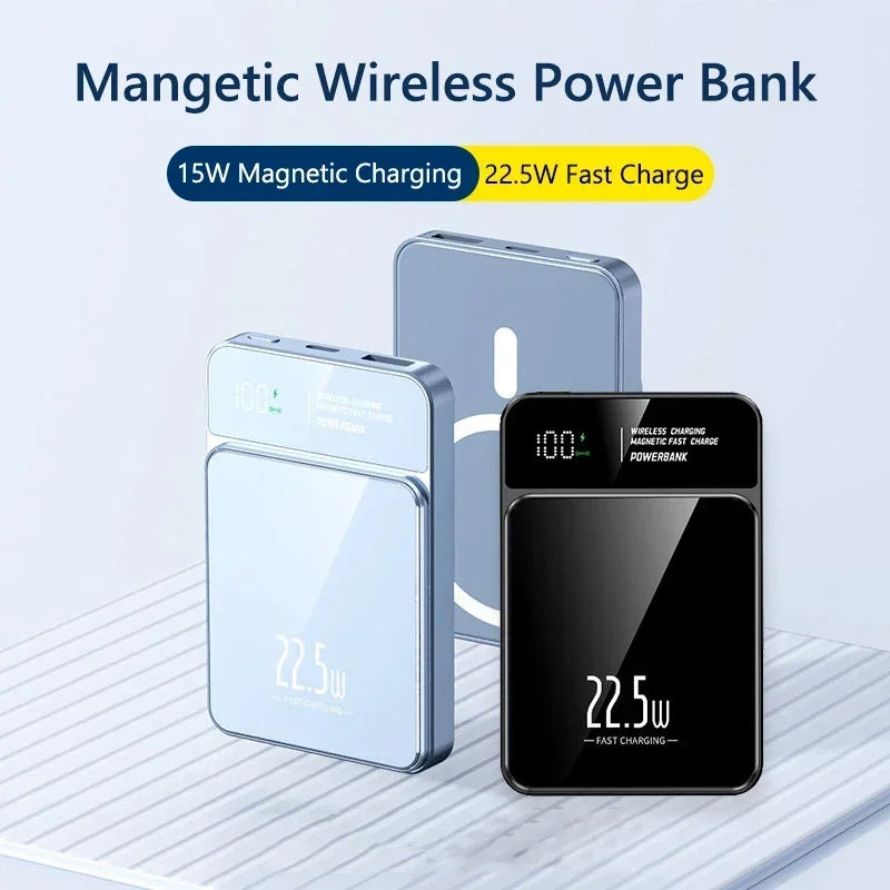 Batería Portátil Magnética 20W Wireless de Carga Rápida