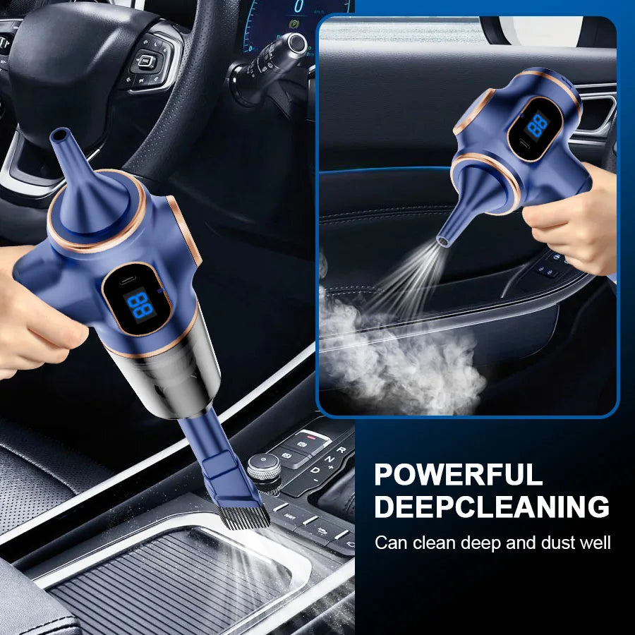 Aspiradora inalámbrica de ALTA POTENCIA para coche, sofá, oficina, alfombras.