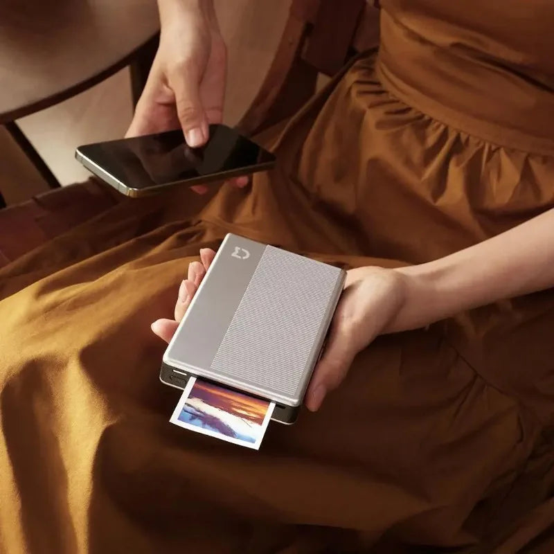 Impresora de Bolsillo Portátil Inalámbrica con Impresión Térmica y a Color